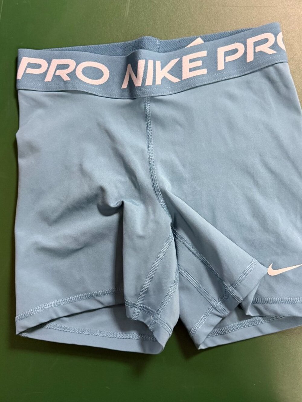 Aqua Blue Nike Pro Shorts